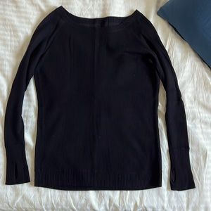 Lululemon Knit Boatneck Reverse Sweater